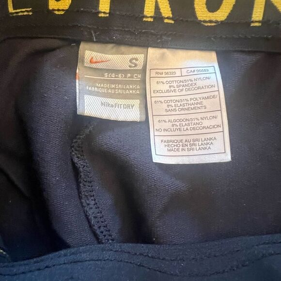 Vintage Livestrong Nike Black and Yellow Women's Athletic Shorts. Size small. - Picture 3 of 6